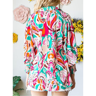 Charie | Elegant Paisley Blouse